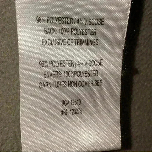 Lole  faux tweed fleece lined double breasted jacket - Picture 9 of 10